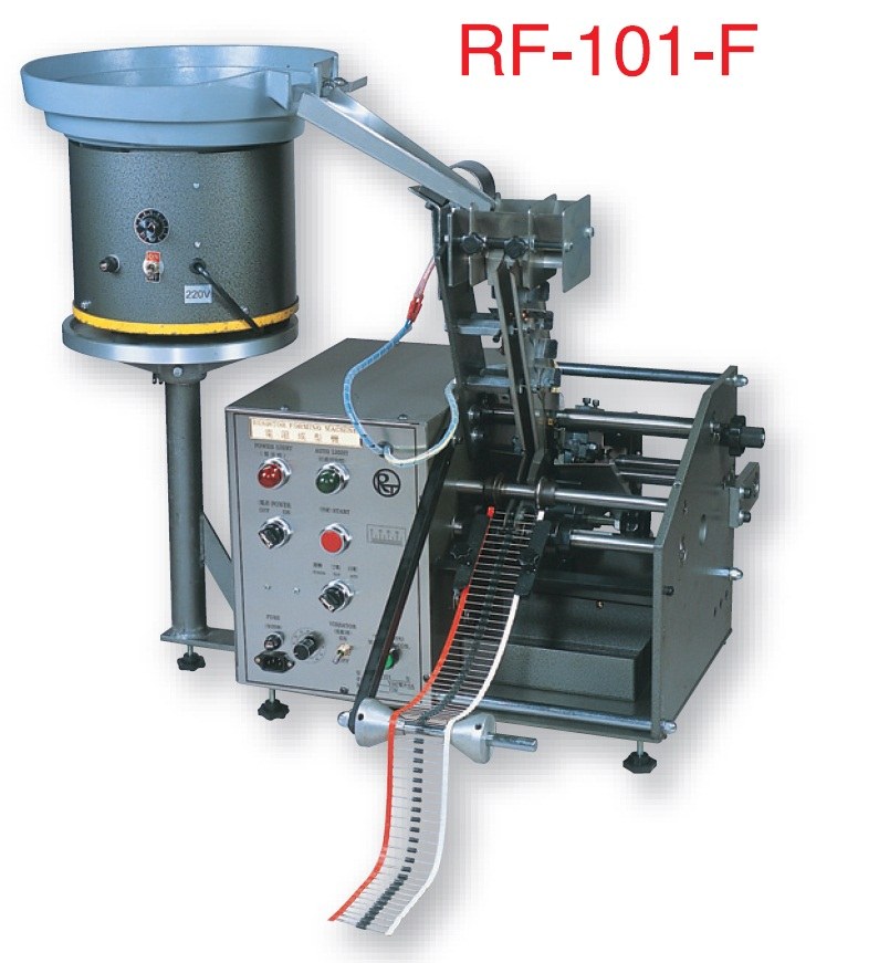 RF-101F - Axial Lead Vertical Forming Machine (Stand-up Mount with Kinks)