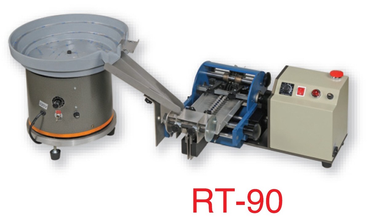 RT-90F - Motorized Taped and Loose Vertical Axial Lead Bender with Bowl Feeder